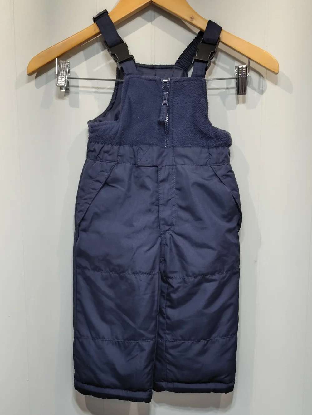 OshKosh B'Gosh Snow Bib in Navy Blue size 18 Mo Cozy Snow Warm‎